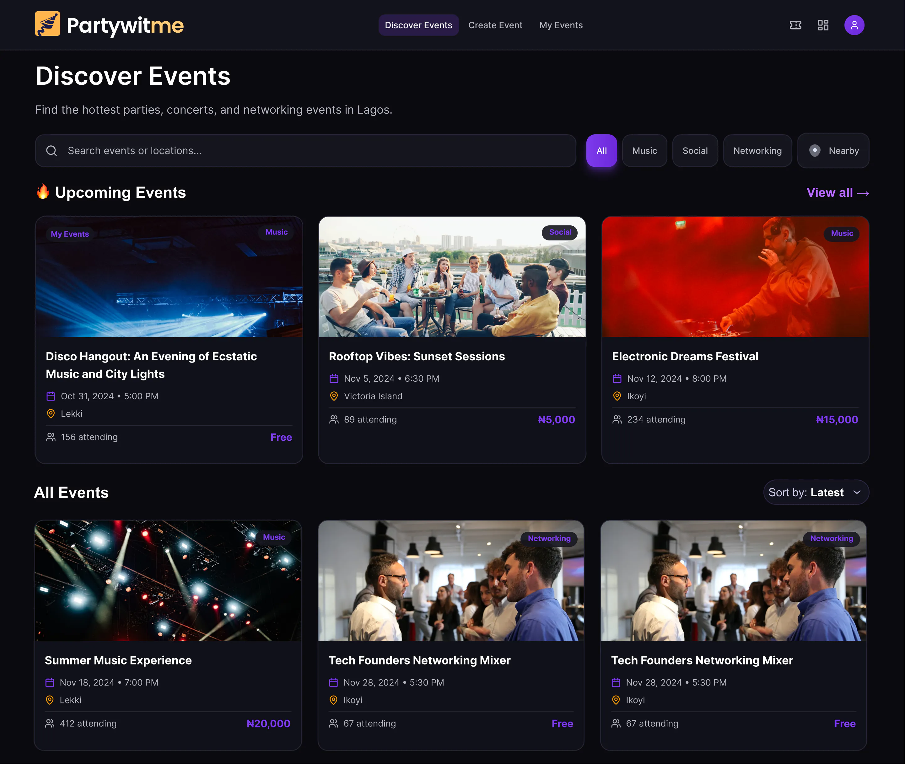 Product dashboard preview
